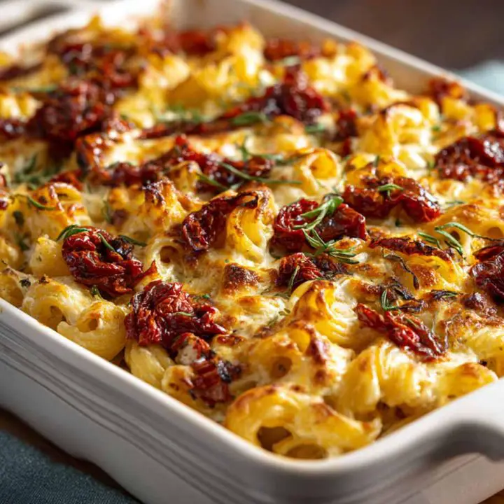 Creamy Boursin Tomato Pasta Bake
