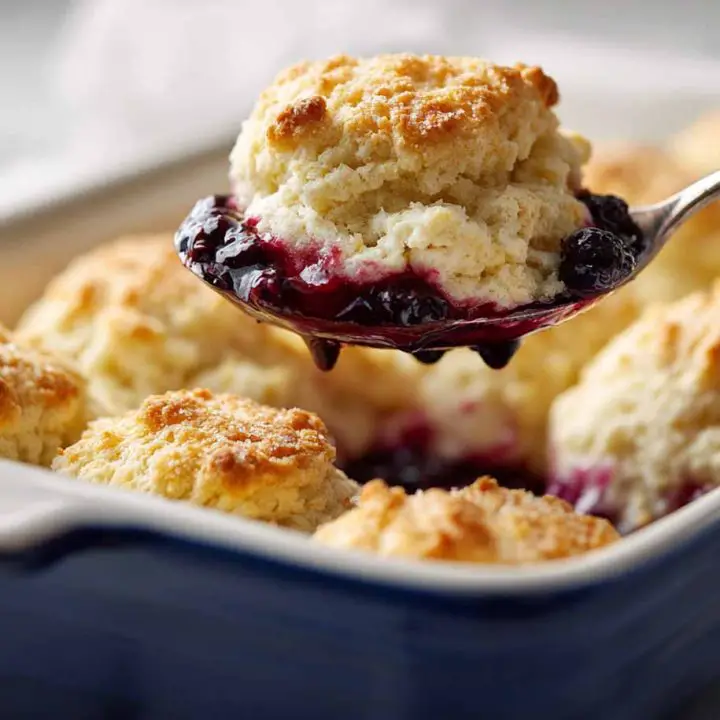 Blueberry-Lemon Biscuit Cobbler