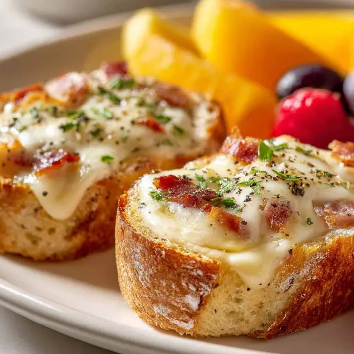 Breakfast Carbonara Toast Cups