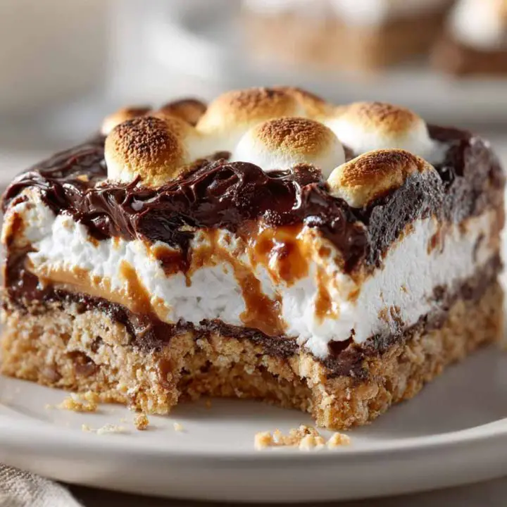 Peanut Butter S’mores Bars