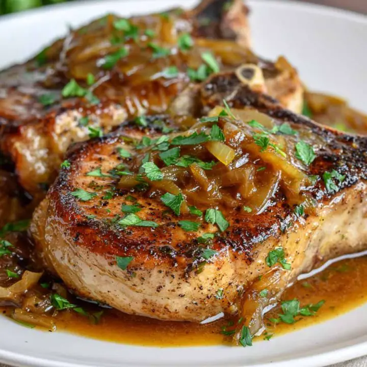 French Onion Pork Chops