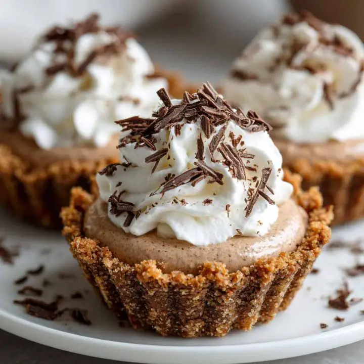 No-Bake Mocha Mud Pie Cups
