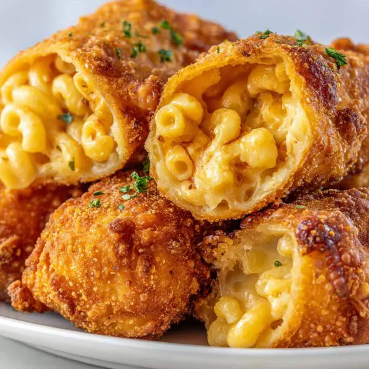Deep-Fried Mac & Cheese Egg Rolls