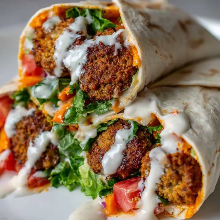 Buffalo Falafel Wraps