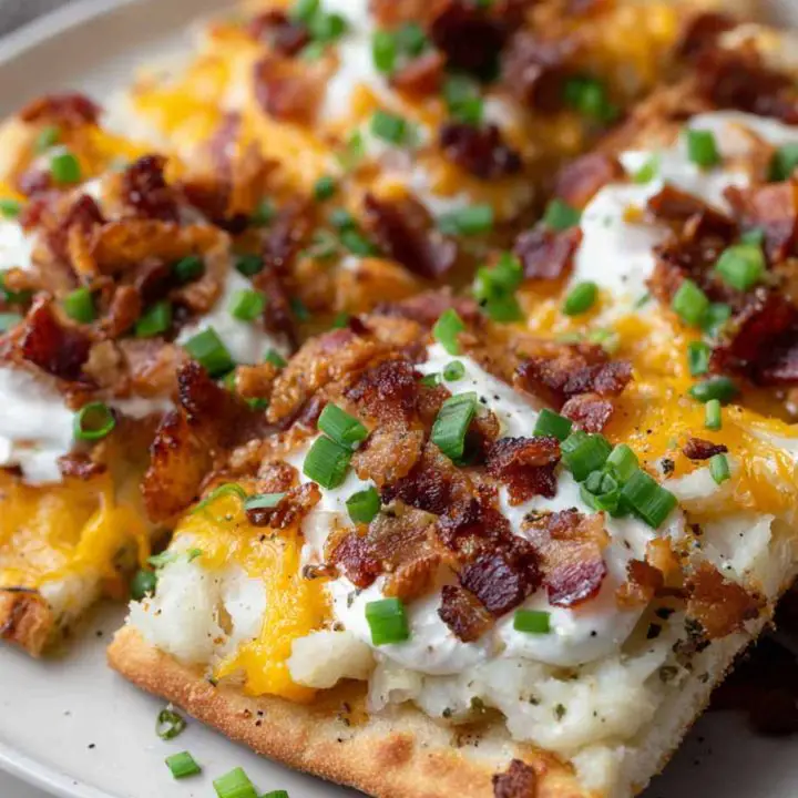 Loaded Baked Potato Flatbread