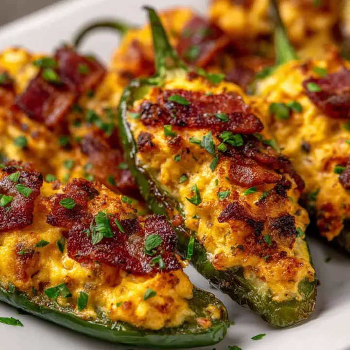Pimento Cheese Bacon Stuffed Jalapeños
