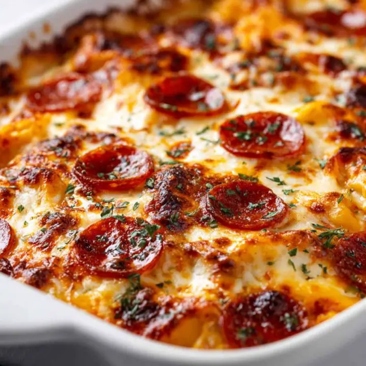 Ravioli Pizza Bake