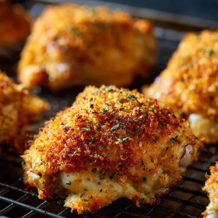 Crispy Buttermilk Ranch Chicken Thighs
