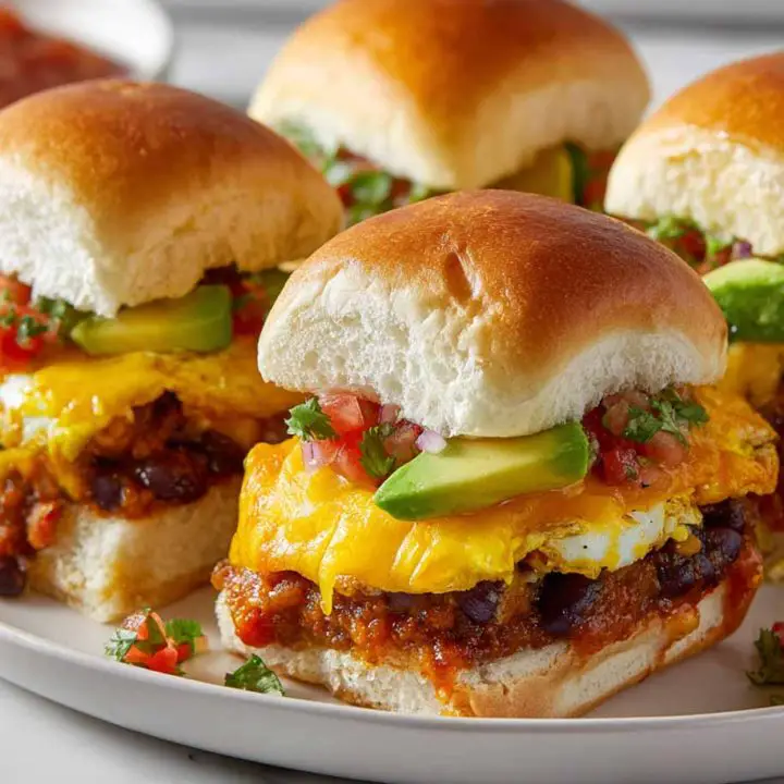 Huevos Rancheros Breakfast Sliders